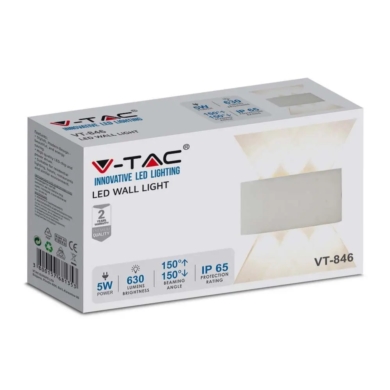 Oprawa V-TAC SKU218614 VT-846 4000K 6W 630lm