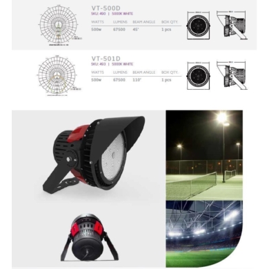 Projektor V-TAC SKU490 VT-500D 5000K 500W 67500lm