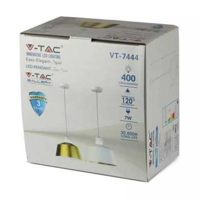 Oprawa V-TAC SKU3931 VT-7444-WH 4000K 7W 400lm