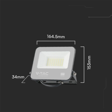 Projektor V-TAC SKU23599 VT-44035 3000K 30W 2505lm