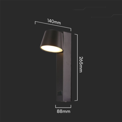 Oprawa V-TAC SKU23406 VT-10112 3000K 8W 900lm