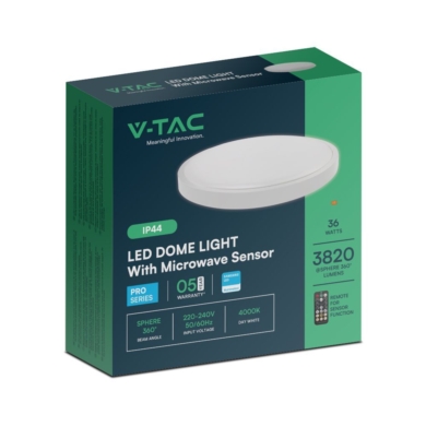 Plafon V-TAC SKU76651-24 VT-8630S 4000K 36W 3820lm