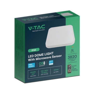 Plafon V-TAC SKU76681-24 VT-8630S 4000K 36W 3820lm
