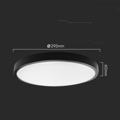 Plafon V-TAC SKU76691-24 VT-8618S 4000K 18W 1830lm