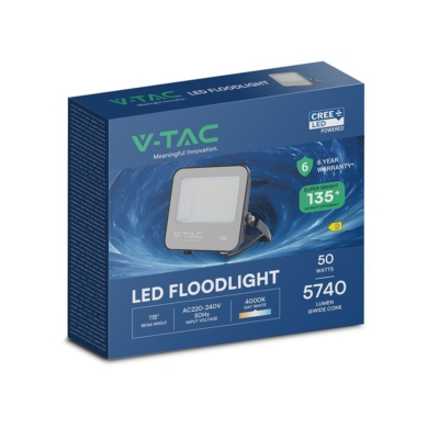 Projektor V-TAC SKU232166 VT-4455 4000K 50W 6750lm