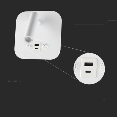 Oprawa V-TAC SKU240026 VT-80068-W 3000K 8W 830lm