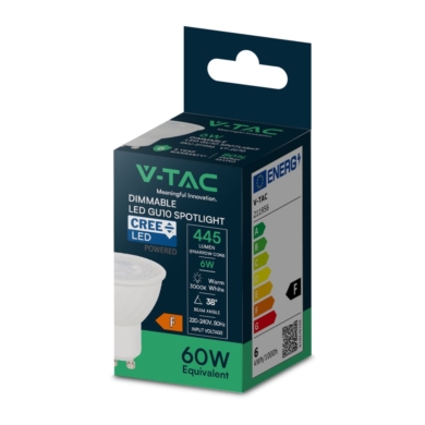 Żarówka V-TAC SKU211956 VT-227D 3000K 6W 445lm