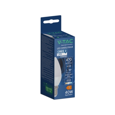 Żarówka V-TAC SKU21425816 VT-1855 4000K 4,5W 470lm