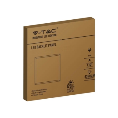Panel V-TAC SKU10219 VT-60036 6500K 36W 4320lm