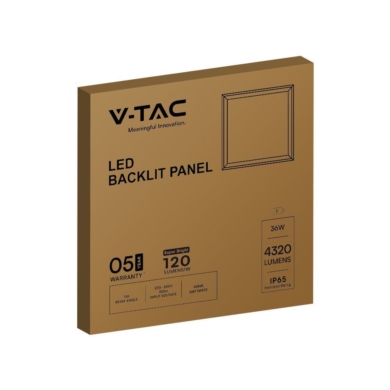 Panel V-TAC SKU23455 VT-6235 6500K 36W 4320lm