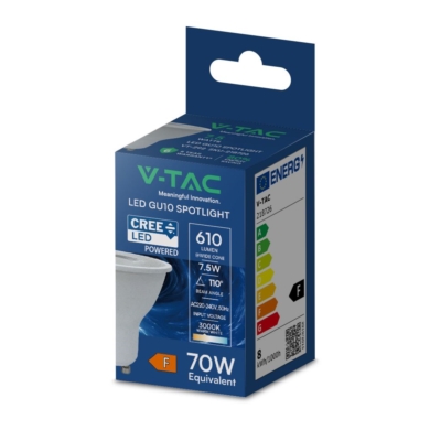 Żarówka V-TAC SKU218726 VT-292 3000K 7,5W 610lm