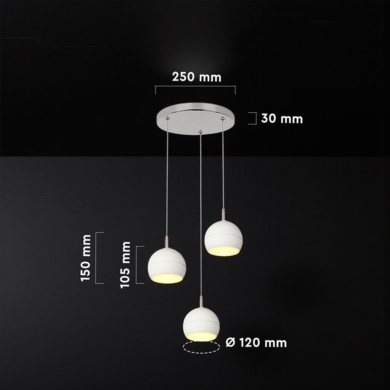 Oprawa V-TAC SKU24129 VT-89023 3000K 30W 3600lm