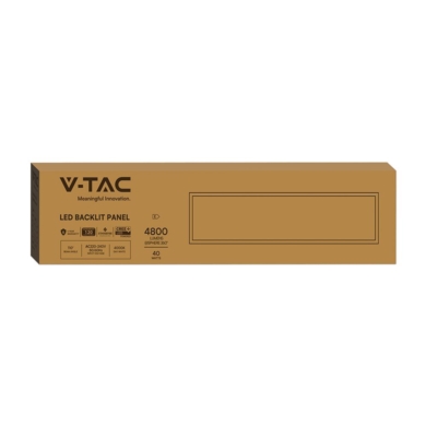Panel V-TAC SKU241476 VT-61045 4000K 40W 4800lm