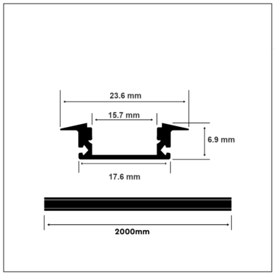 Profil V-TAC SKU10320 VT-8106