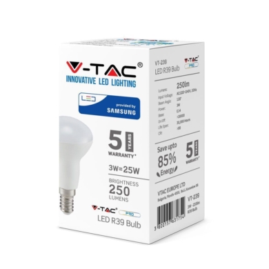 Żarówka V-TAC SKU210 VT-239 3000K 3W 250lm
