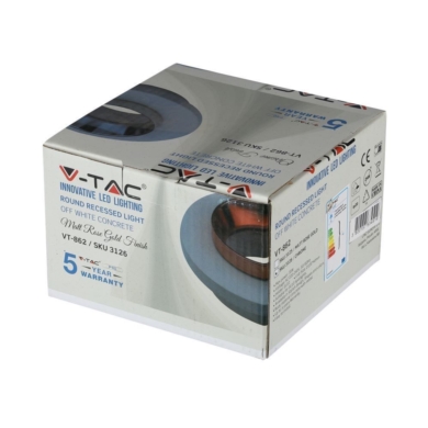Oczko V-TAC SKU3126 VT-862-MRD