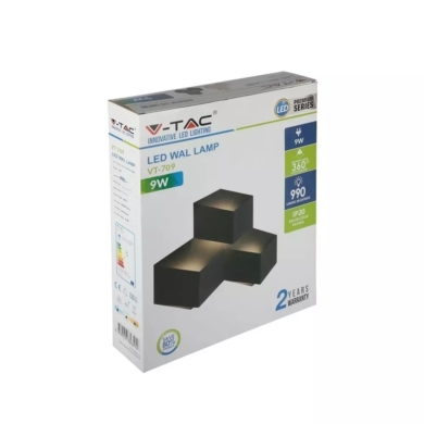 Kinkiet V-TAC SKU8223 VT-709 3000K 9W 990lm