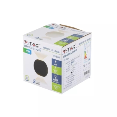 Kinkiet V-TAC SKU8305 VT-836 3000K 6W 660lm
