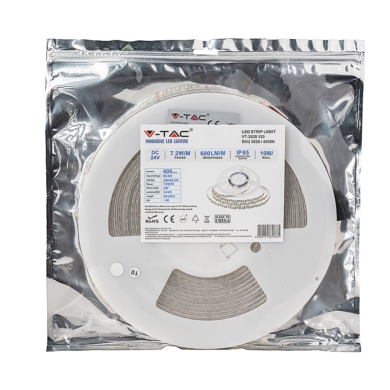 Taśma V-TAC SKU2626 VT-2835 4000K 7,2W 600lm