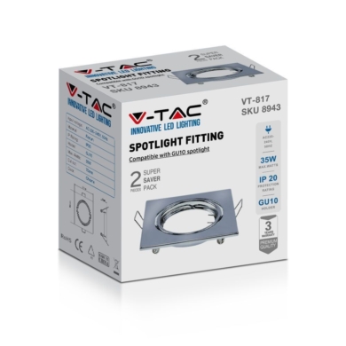 Oczko V-TAC SKU8943 VT-817-SQ-CH