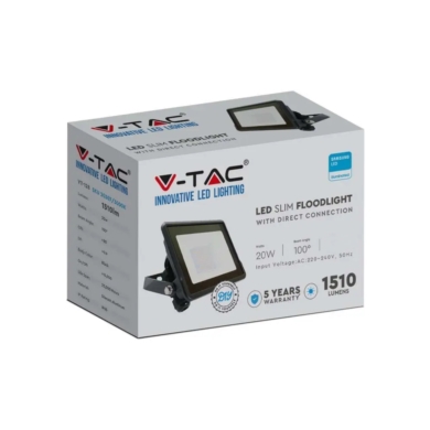 Naświetlacz V-TAC SKU20309 VT-128 6500K 20W 1510lm
