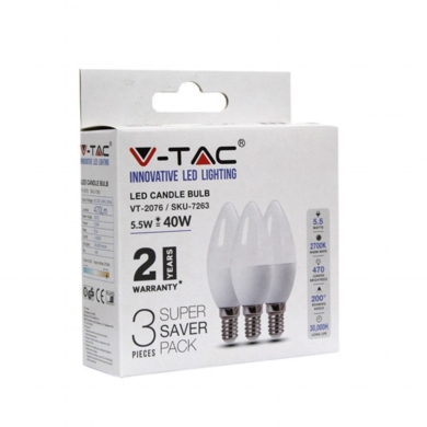 Żarówka V-TAC SKU217264 VT-2076 4000K 4,5W 470lm