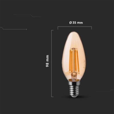 Żarówka V-TAC SKU217113 VT-1955 2200K 4W 350lm