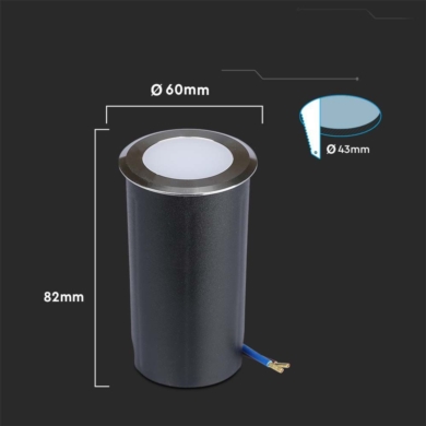 Oprawa V-TAC SKU211464 VT-1151 6400K 1W 51lm