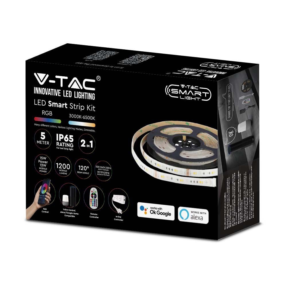 Taśma V-TAC SKU2910 VT-5050 90-EU RGB+CCT 13W