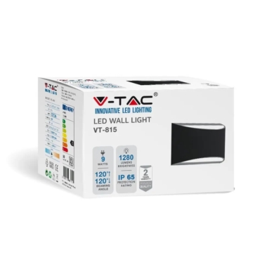 Kinkiet V-TAC SKU218684 VT-815 4000K 9W 1280lm