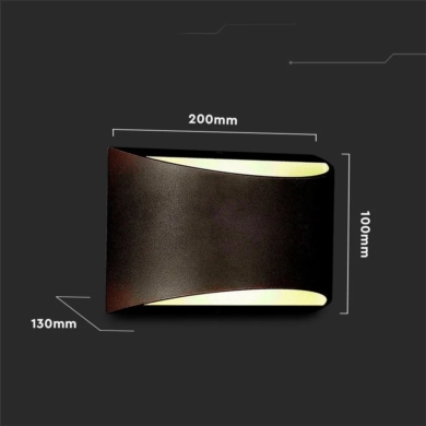 Kinkiet V-TAC SKU218684 VT-815 4000K 9W 1280lm