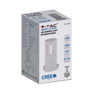Słupek V-TAC SKU128317 VT-830 4000K 10W 1000lm
