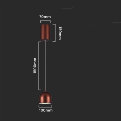 Oprawa V-TAC SKU7994 VT-7794 3000K 8,5W 850lm