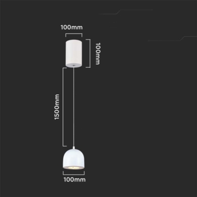 Oprawa V-TAC SKU7996 VT-7795 3000K 8,5W 850lm