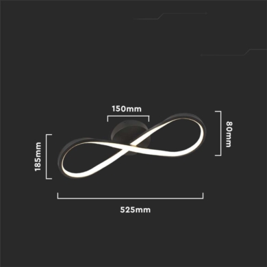 Oprawa V-TAC SKU7002 VT-7789 3000K 24W 2560lm