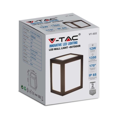 Oprawa V-TAC SKU218340 VT-822 3000K 12W 1350lm