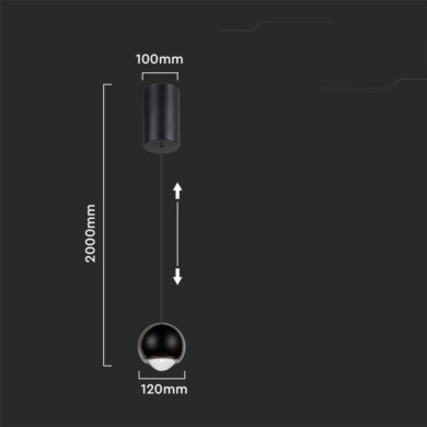 Oprawa V-TAC SKU10341 VT-7508 3000K 6W 500lm