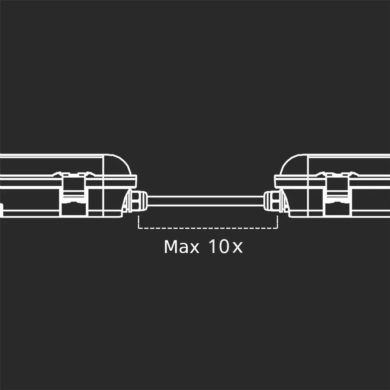 Oprawa V-TAC SKU10215 VT-1253S 6500K 36W 4320lm