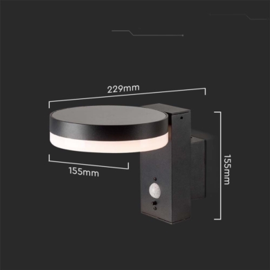 Kinkiet V-TAC SKU23016 VT-1147 3000K 5,5W 220lm