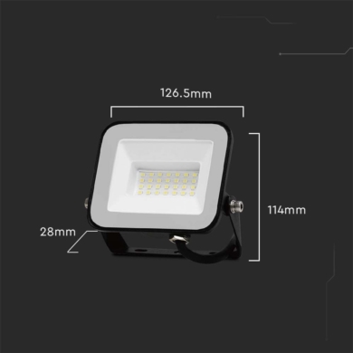 Naświetlacz V-TAC SKU10016 VT-44020 6500K 20W 1620