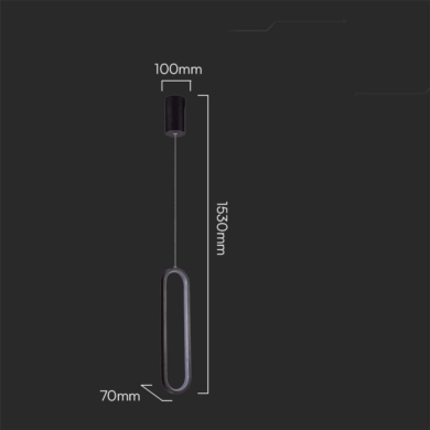 Oprawa V-TAC SKU10076 VT-7829 3000K 13W 1500lm