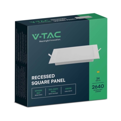 Panel V-TAC SKU10491 VT-61024 6500K 24W 2640lm