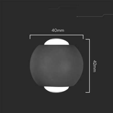 Oprawa V-TAC SKU10584 VT-2502 3000K 2W 200lm