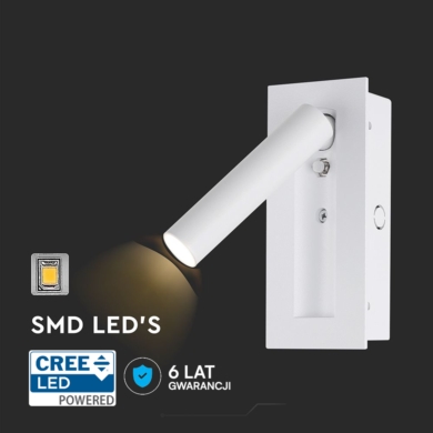 Oprawa V-TAC SKU239986 VT-88061-W 3000K 2W 76lm