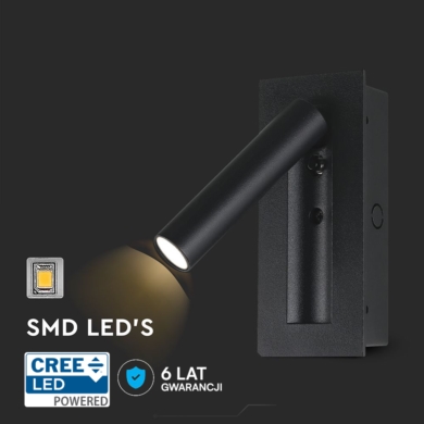 Oprawa V-TAC SKU239996 VT-88061-B 3000K 2W 76lm