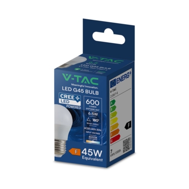 Żarówka V-TAC SKU21867-6 VT-290 4000K 6,5W 600lm