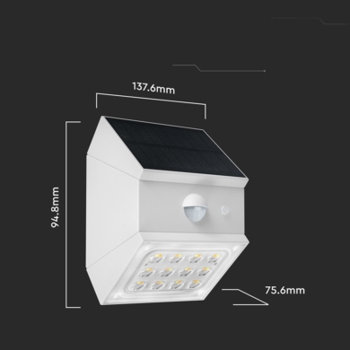 Kinkiet V-TAC SKU24097 VT-11025CCT-W 3000K-4000K-6