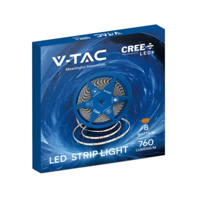 Taśma V-TAC SKU240806 VT-2835 3000K 8W 760lm