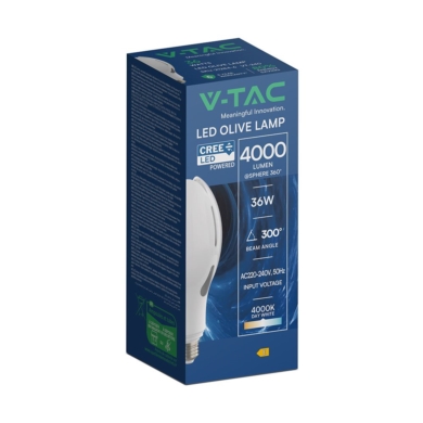 Żarówka V-TAC SKU21284-6 VT-240 4000K 36W 4000lm