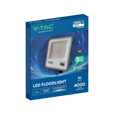 Naświetlacz V-TAC SKU240736 VT-44058CCT 3000K-4000